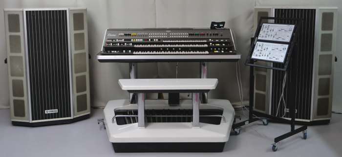 Aphex Twin's Yamaha GX-1 is on auction and comes complete with the main console, bench, pedals, two massive speakers, two programmers and all cabling.