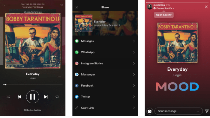 Share Your Favorite Tracks, Artists, & Playlists With New Instagram