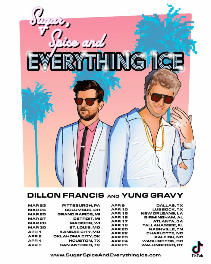 TikTok Sponsors Dillon Francis and Yung Gravy&#039;s Tour