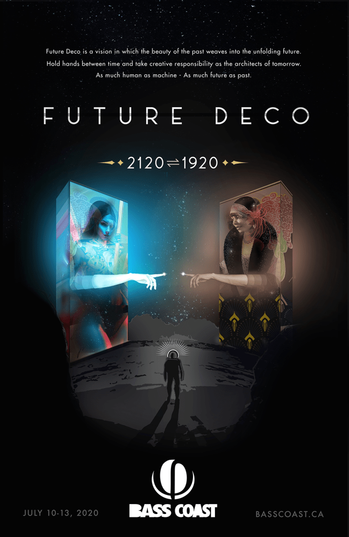 Bass Coast Theme 2020 Future Deco