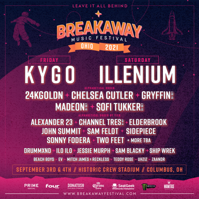 breakaway music festival lineup nashville