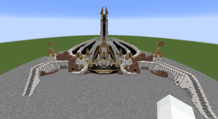 Tomorrowland's Reflection of Love stage in Minecraft