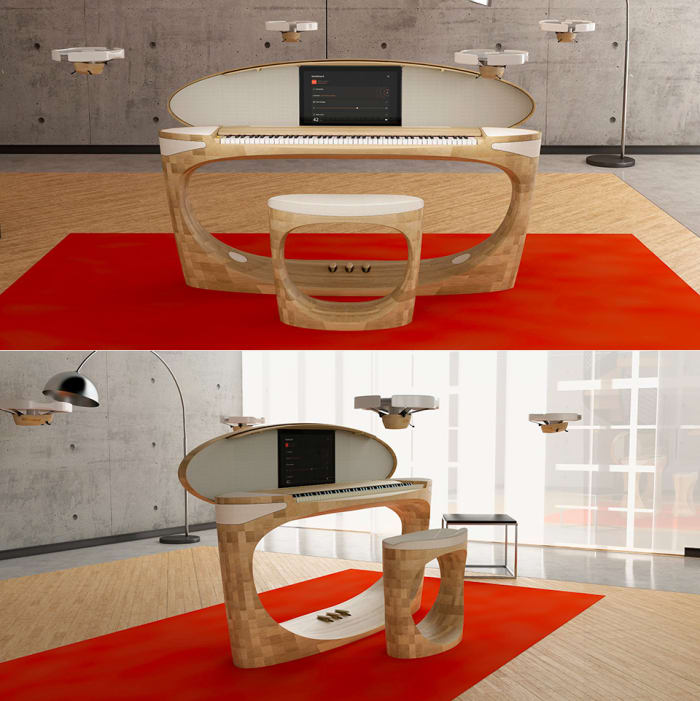 Piano Digital Mengagumkan Ini Menggunakan “Drone Terbang” sebagai Pembicara – EDM.com