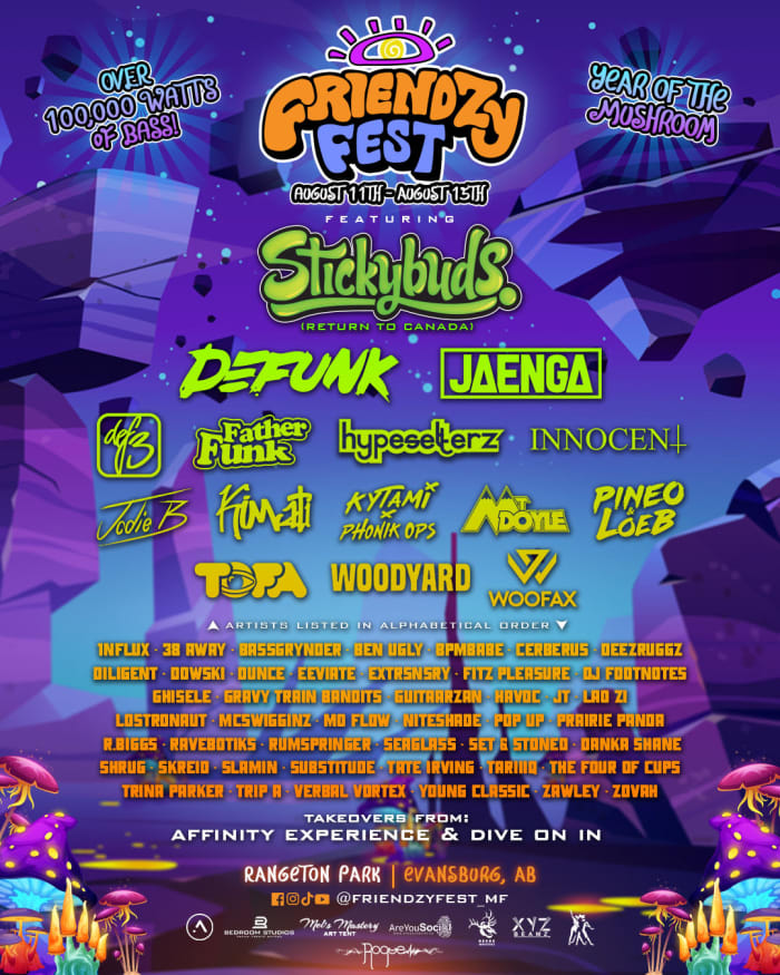 Defunk, Stickybuds, Father Funk, Lainnya Akan Tampil di Friendzy Fest 2022 – EDM.com