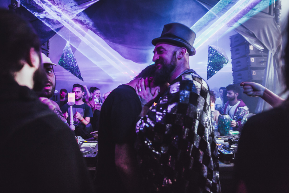The wizard himself, Damian Lazarus, was the climax of the evening.