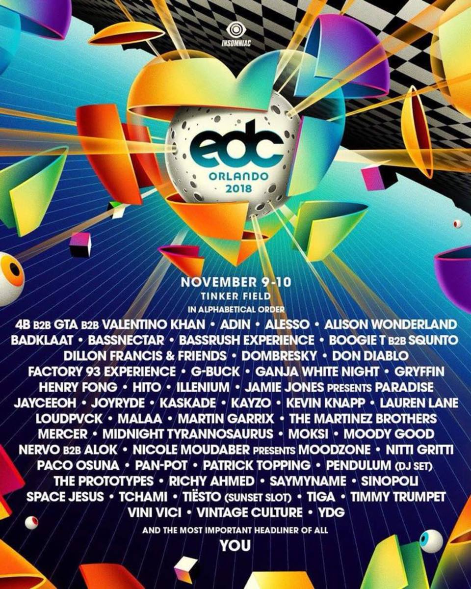 EDC Orlando Lineup