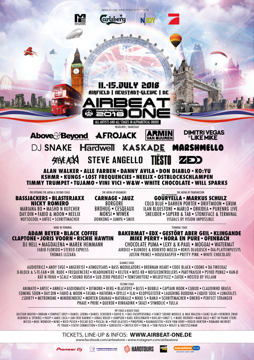 Airbeat One Lineup