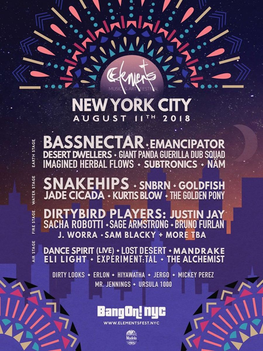 Elements Music & Arts Festival Returns To NYC For Fifth Edition Next