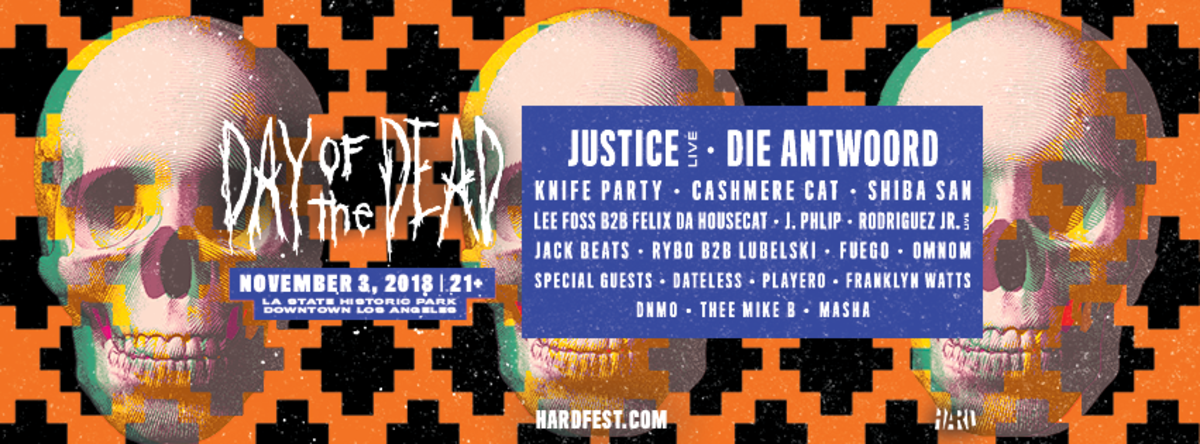 Day of the Dead Lineup Released + Ticket Information  EDM.com  The