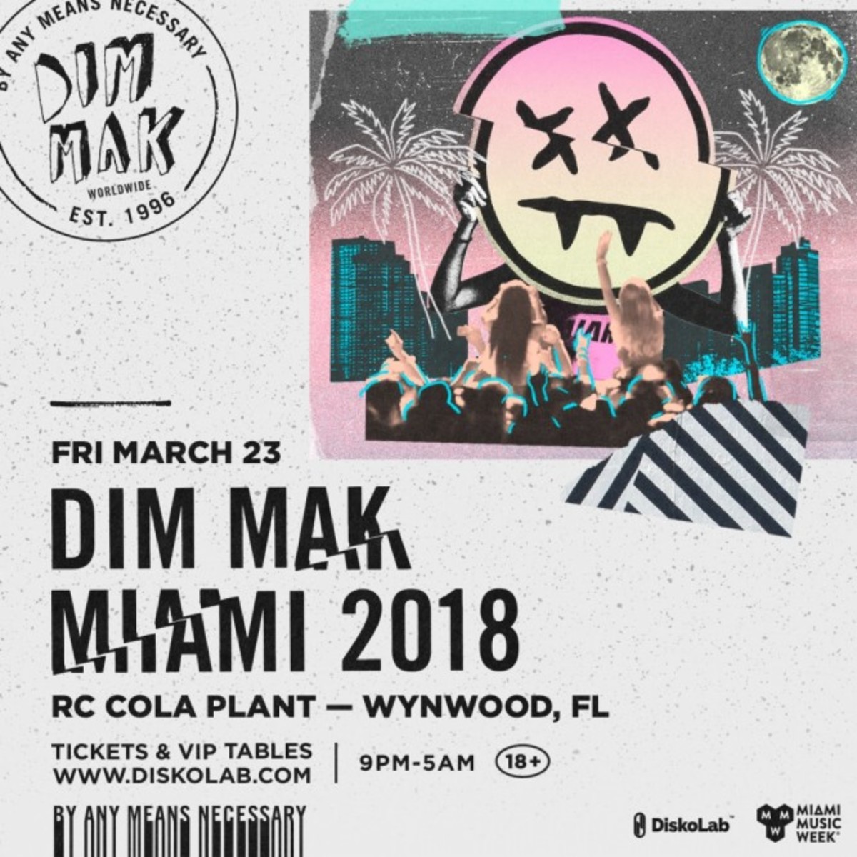 Dim Mak Miami Music Week RC Cola Plant Takeover