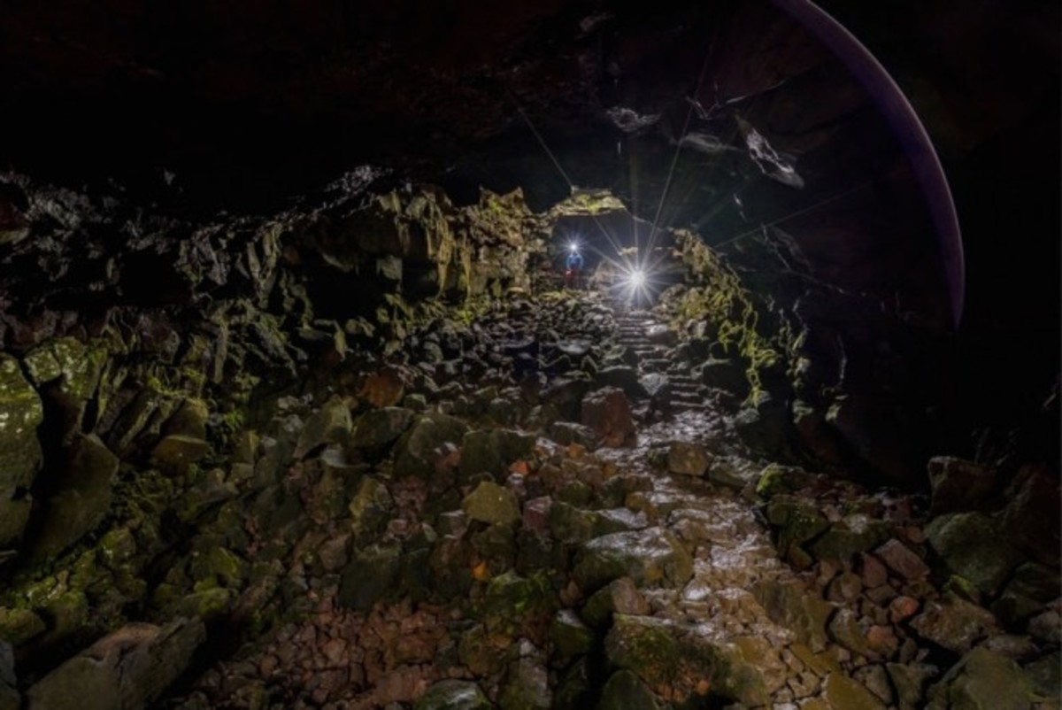 Iceland’s Raufarholshellir Lava Tunnel | Courtesy of Secret Solstice
