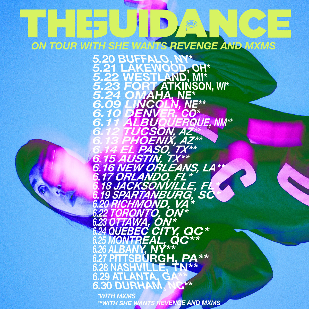 The Guidance North America Tour with She Wants Revenge and MXMS
