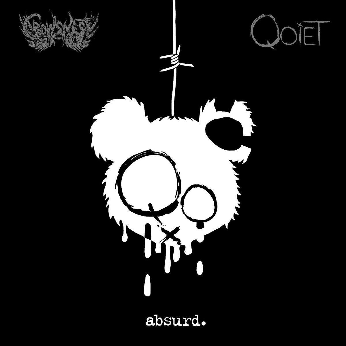 Qoiet Album Artwork for "Absurd" LP out now on CrowsNest Audio