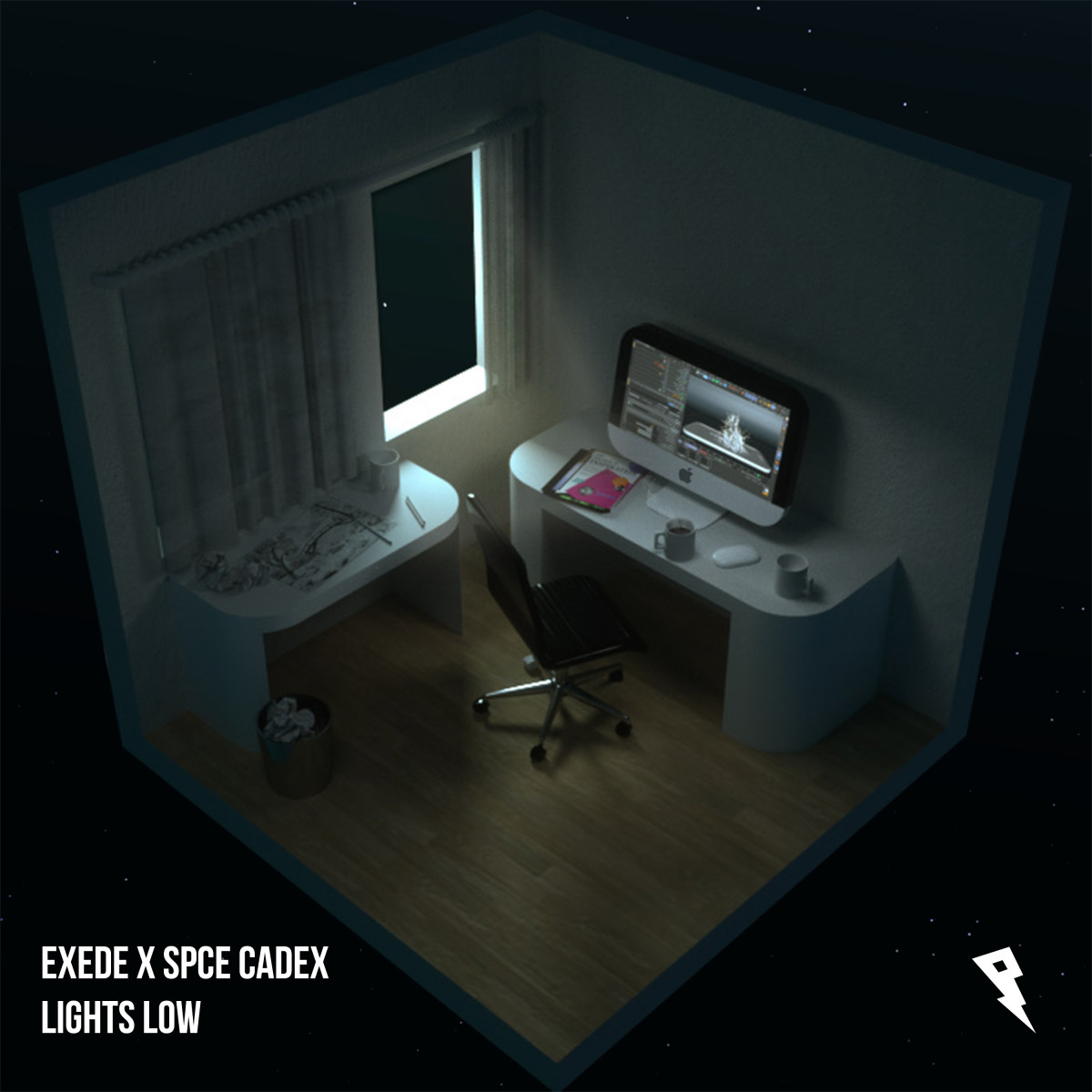 Spce CadeX & Exede - Lights Low (Out Now on Proximity) -- ALBUM ARTWORK