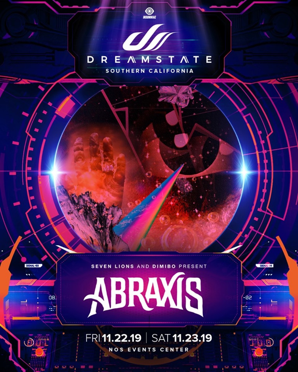 Dreamstate SoCal 2019 Seven Lions Dimibo Abraxis