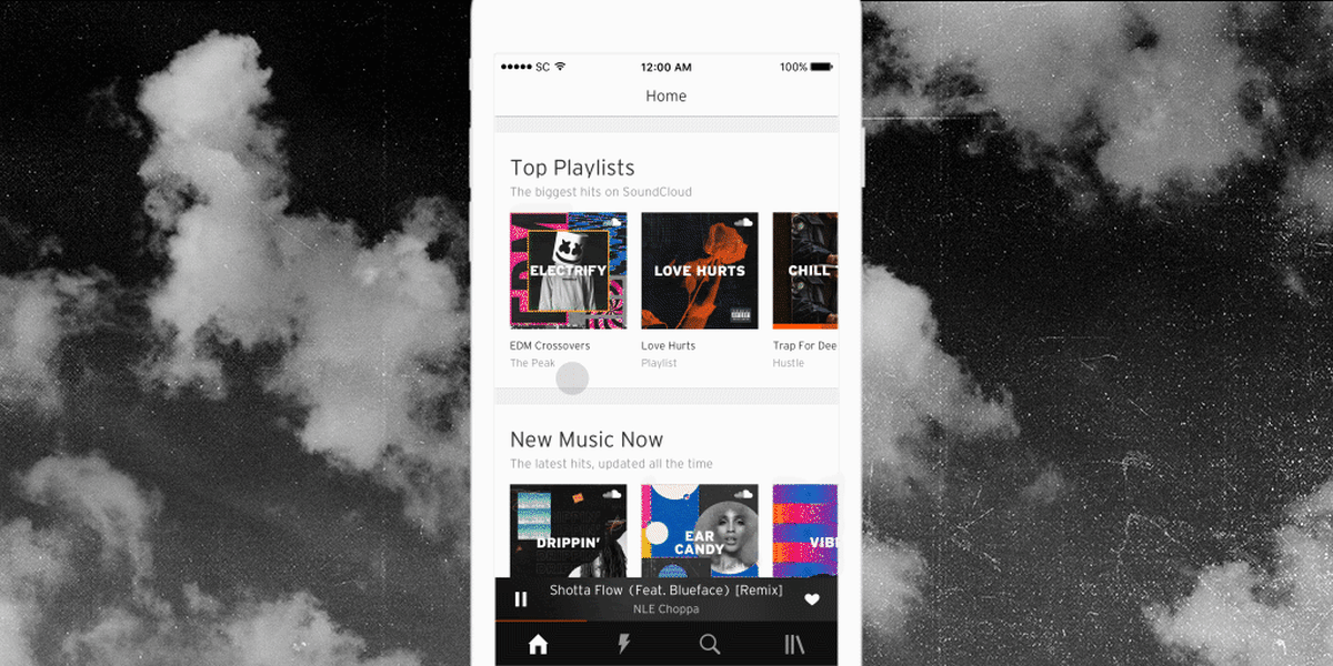 NLE Choppa illustrates how to use the edit profile functionality on SoundCloud's mobile app.