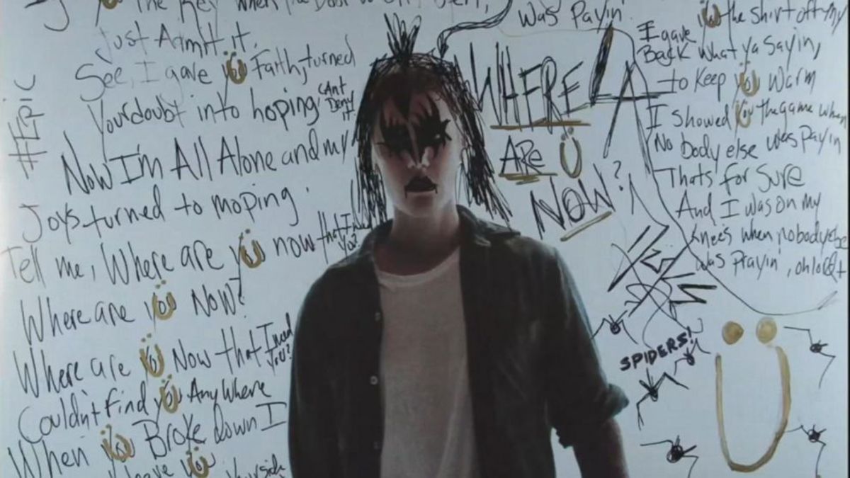 Justin Bieber in Jack Ü's "Where Are Ü Now"