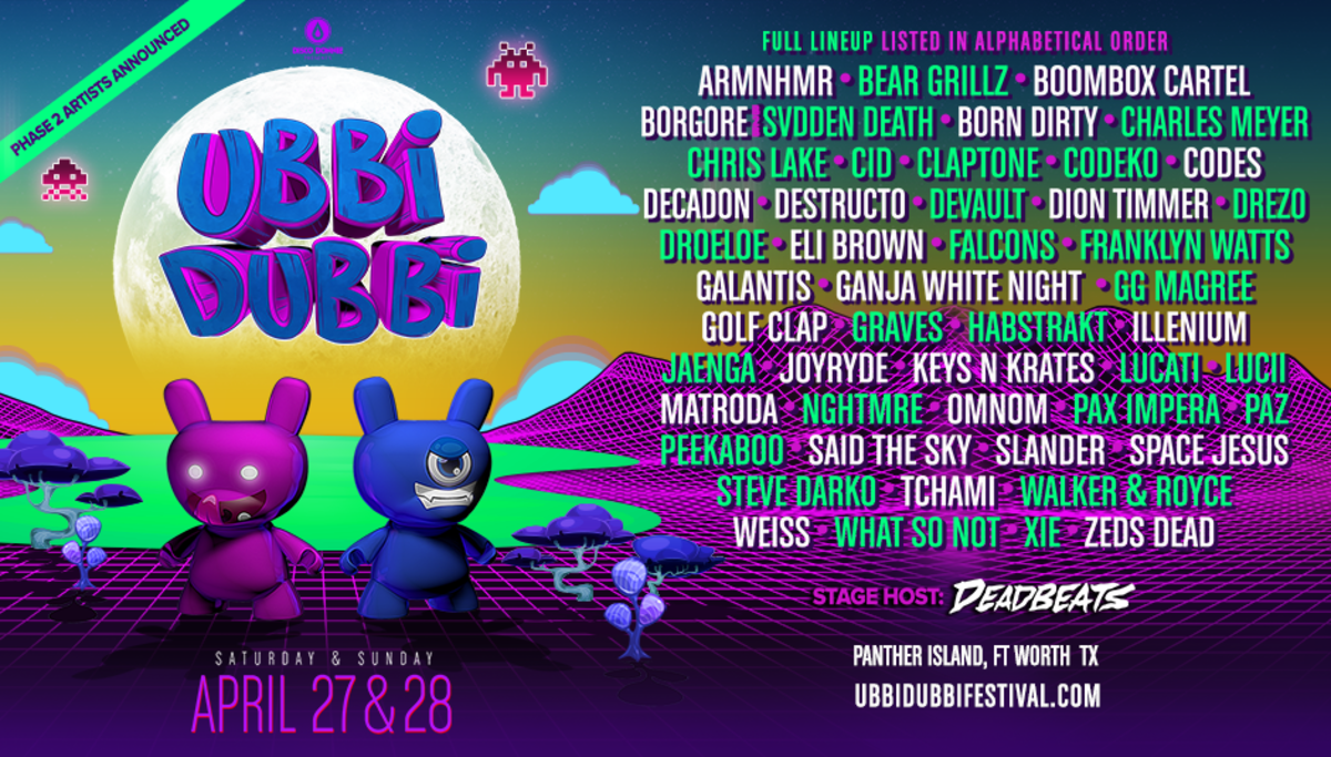 Ubbi Dubbi Festival Drops Massive Phase 2 Artist Lineup The