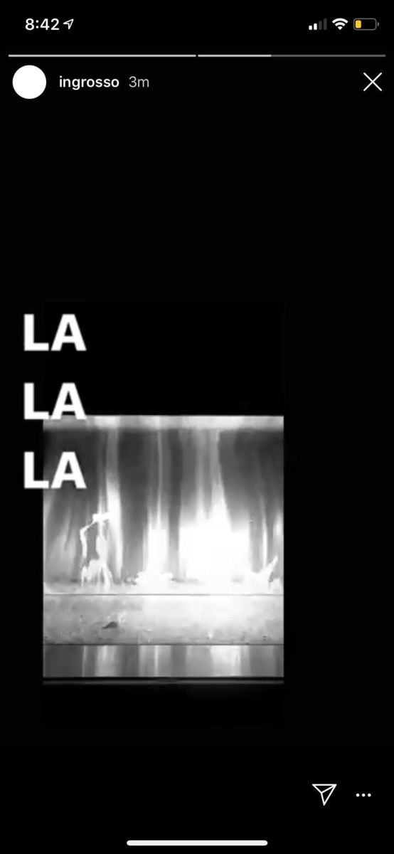 An image shared to Sebastian Ingrosso's Instagram story teasing a Los Angeles Swedish House Mafia performance.