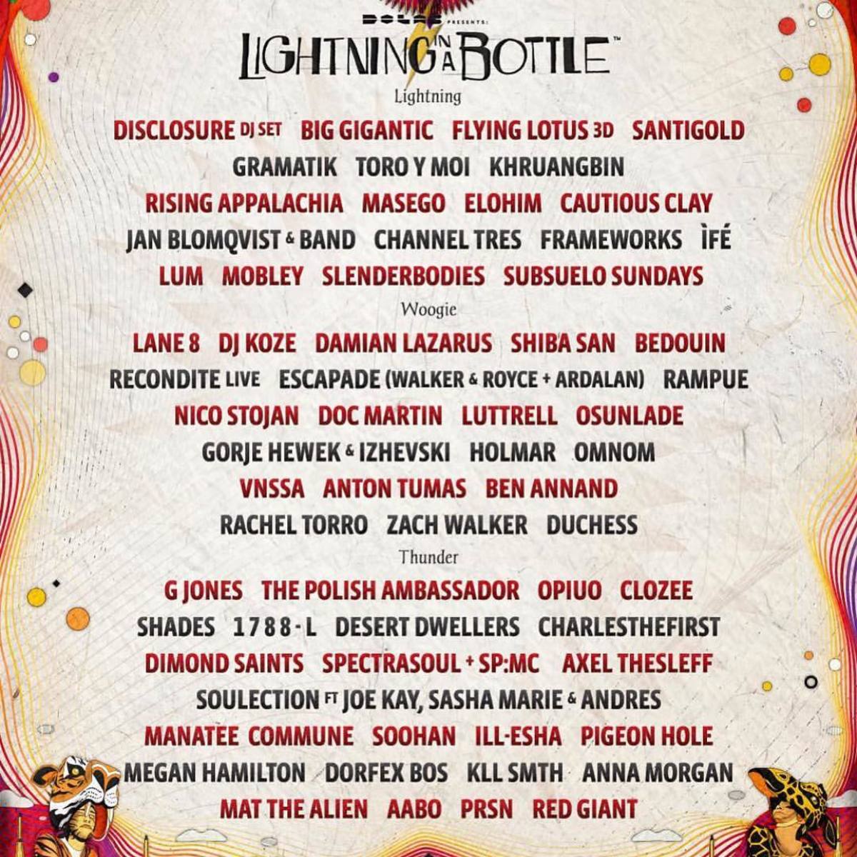 Lightning in a Bottle's 2019 Lineup Delivers Bass to Bakersfield - EDM ...