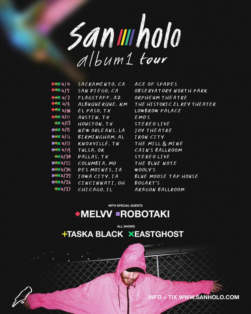 San Holo album1 US Tour 2 Poster