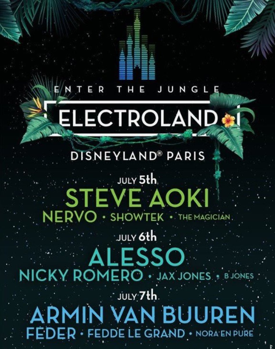 Le festival Electroland revient cet été à Disneyland Paris