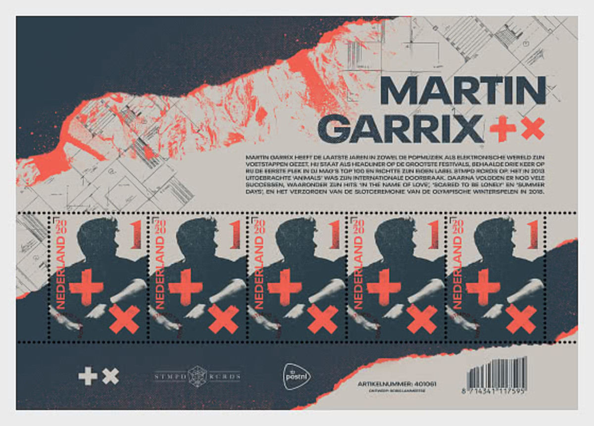 Martin Garrix and PostNL release custom stamp in DJ’s honorNl63571