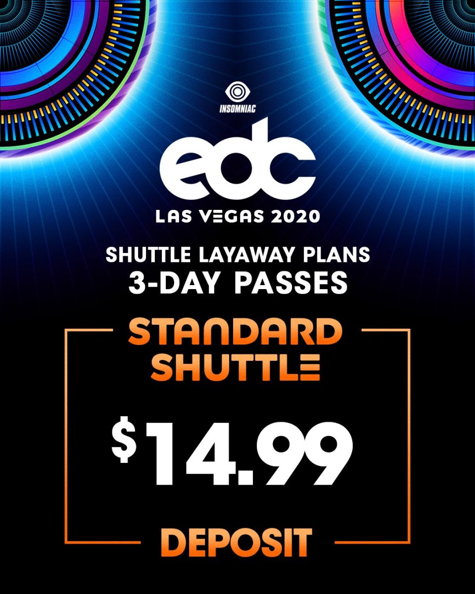EDC Las Vegas 2020 Shuttle Schedule