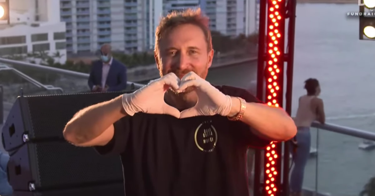 David Guetta Miami United At Home Fundraising Live Stream