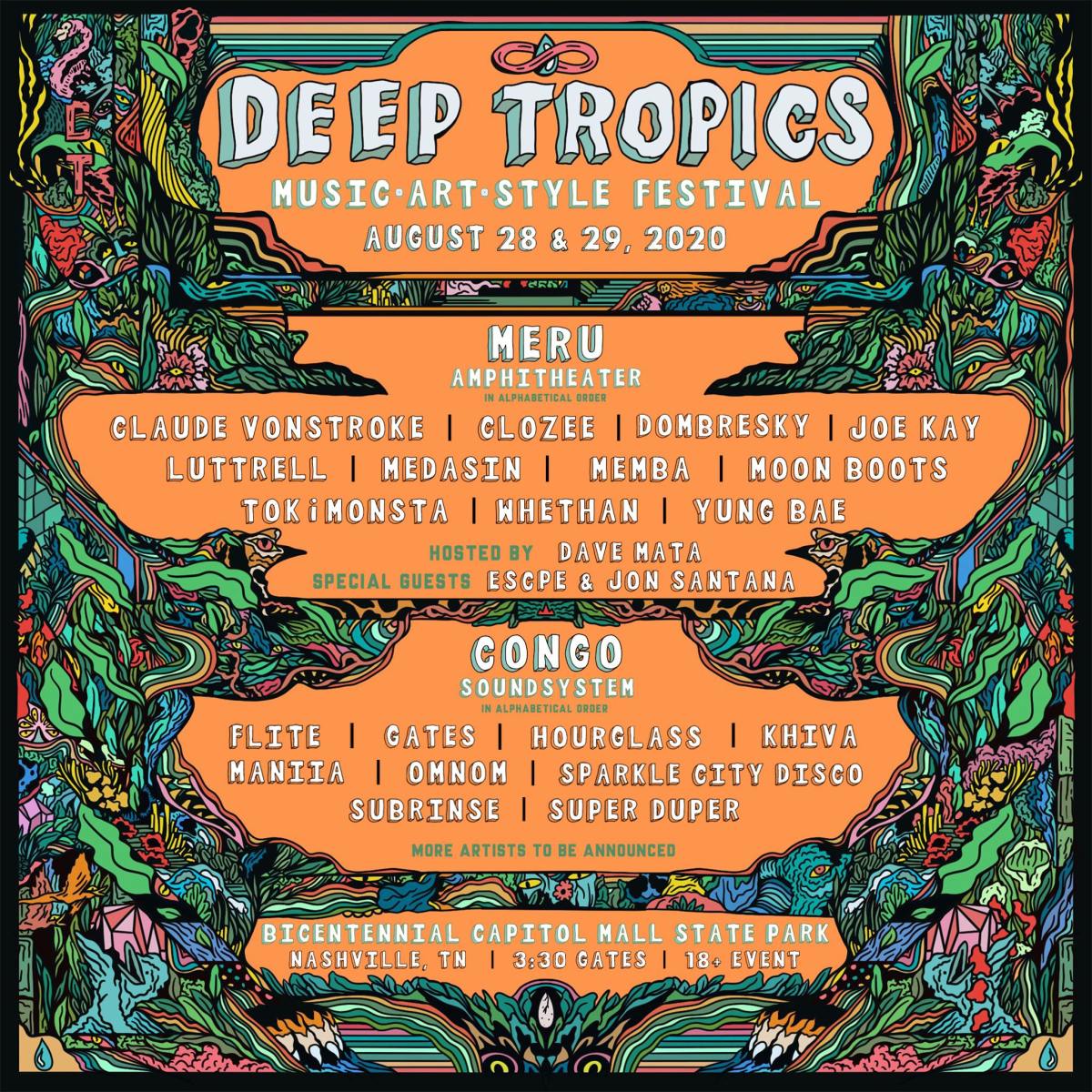 Deep Tropics Announces Lineup for 2020 Outing The Latest