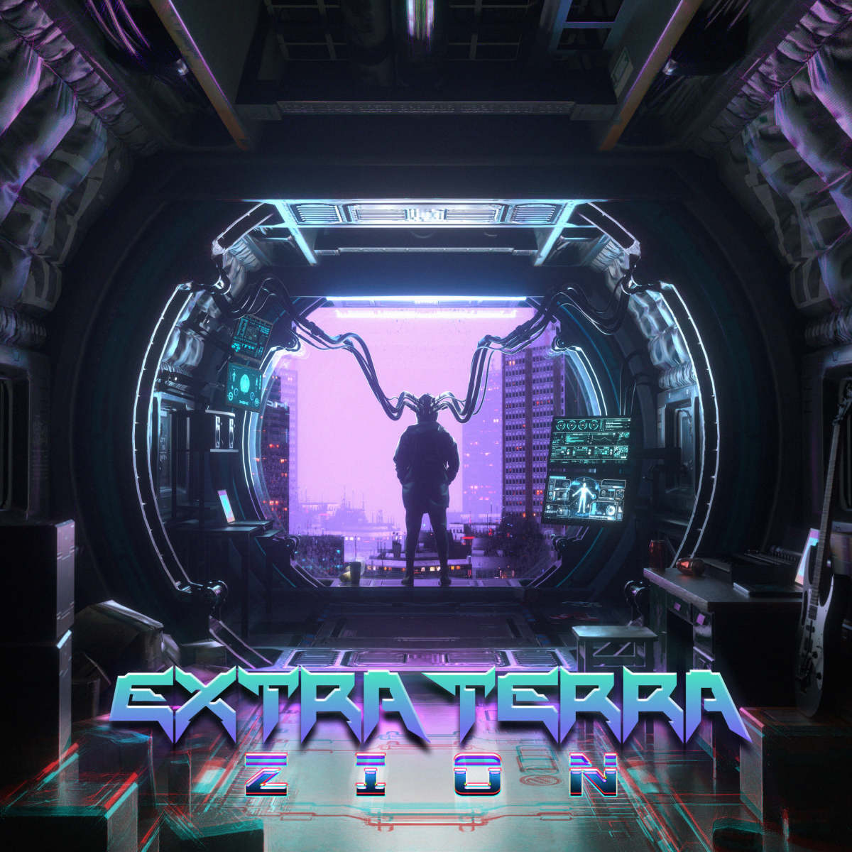 Artwork for Extra Terra's "ZION" album.