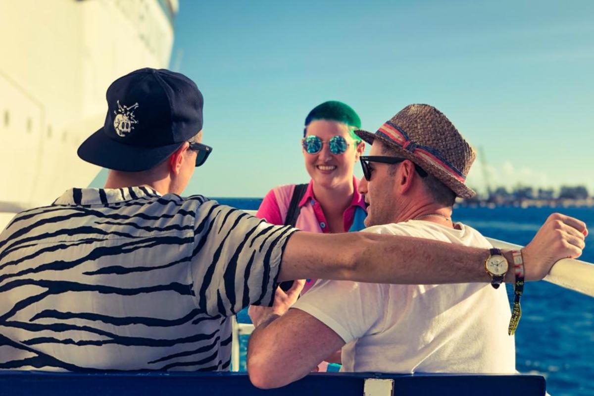 Kat Bein interviews Destructo and Boys Noize aboard Holy Ship!.