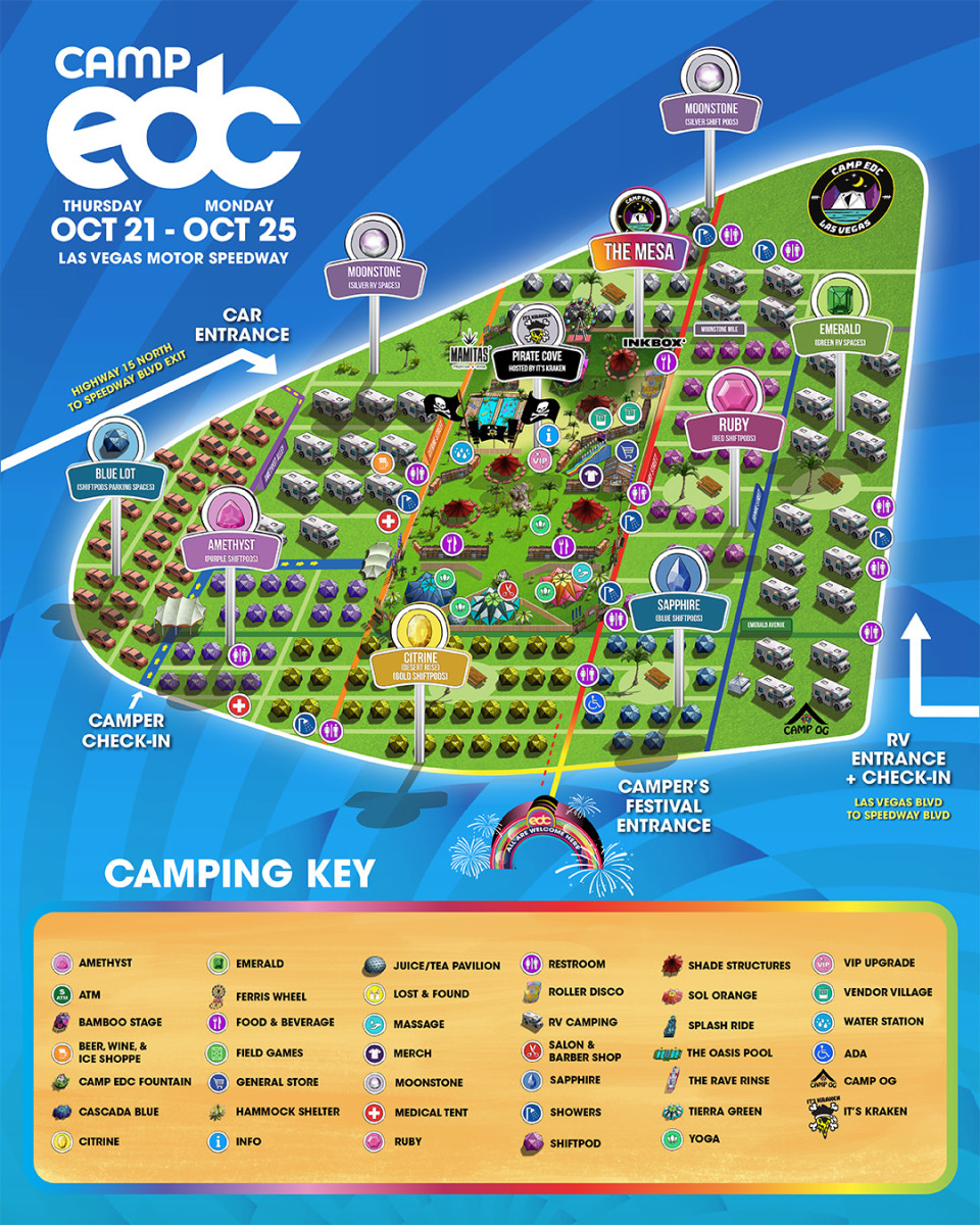Camp EDC Map