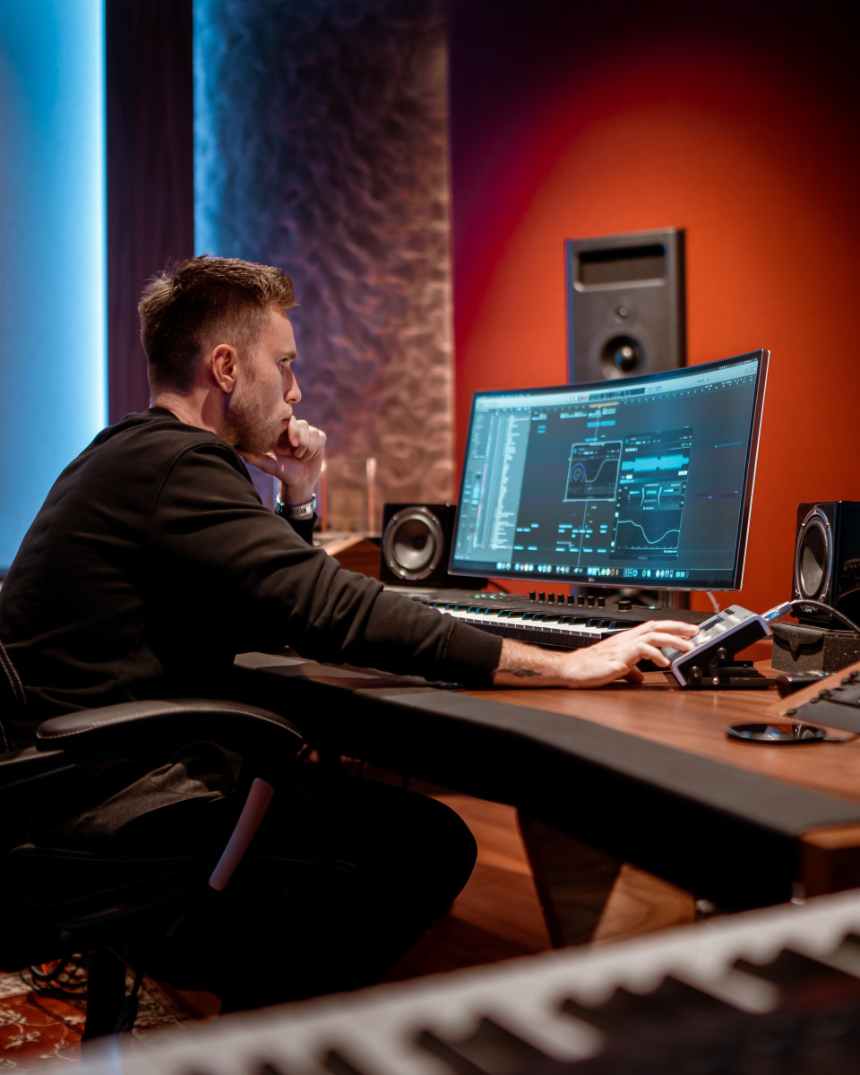 Nicky Romero at Instigate Studios, Veenendaal, The Netherlands