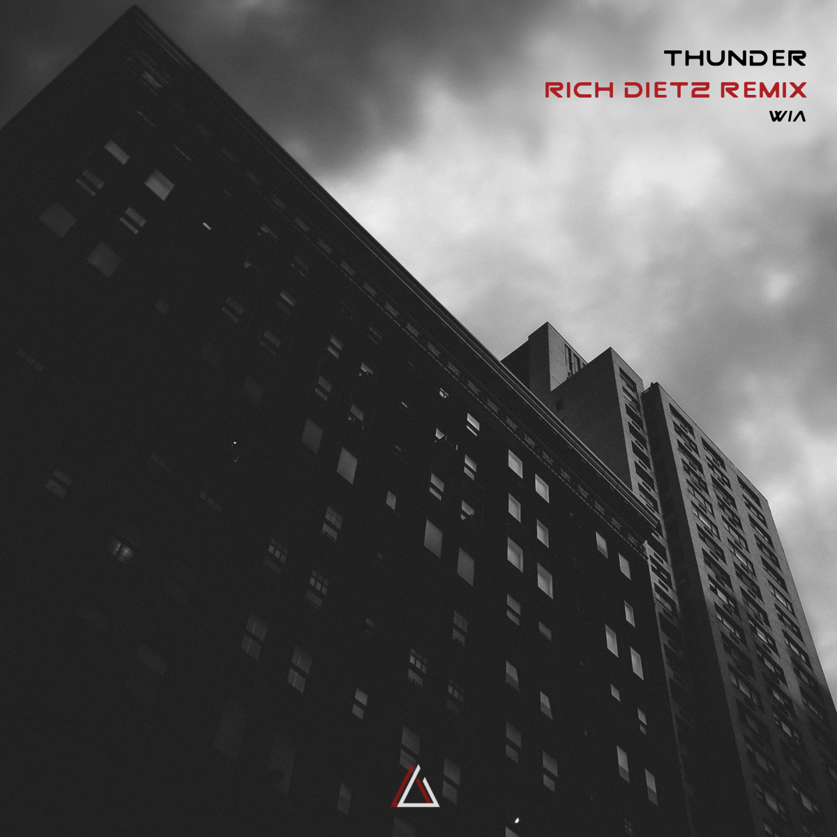 Cover art for Rich DietZ's remix of "Thunder."