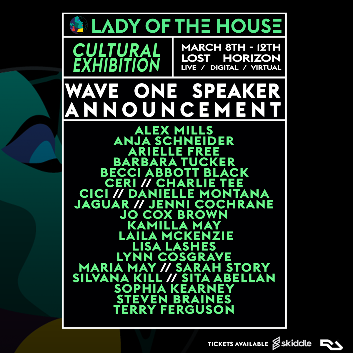Lady of the House Cultural Exhibition speaker lineup.
