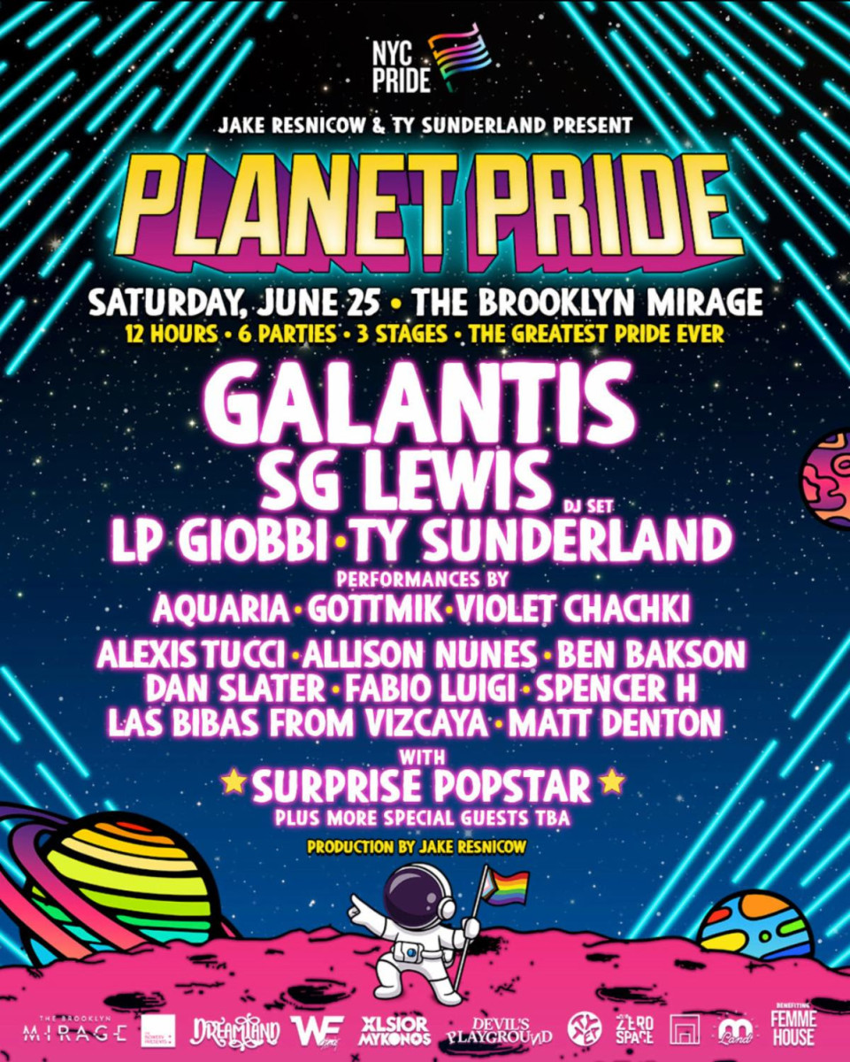 Planet Pride Lineup