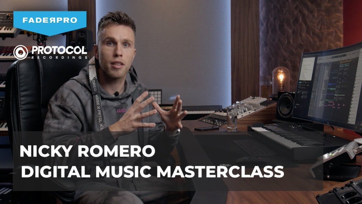 Nicky Romero will host his first full-length masterclass in partnership with FaderPro. 