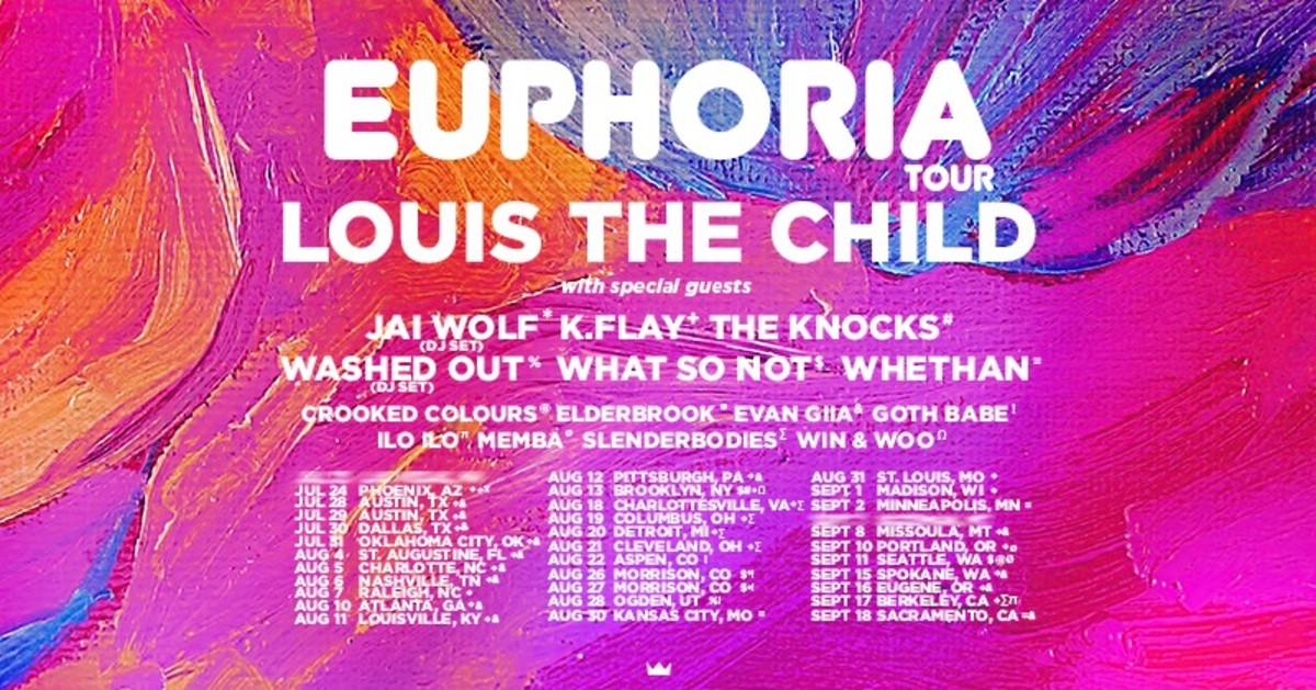 Louis The Child Announce Massive 32Date "Euphoria" Tour With Whethan