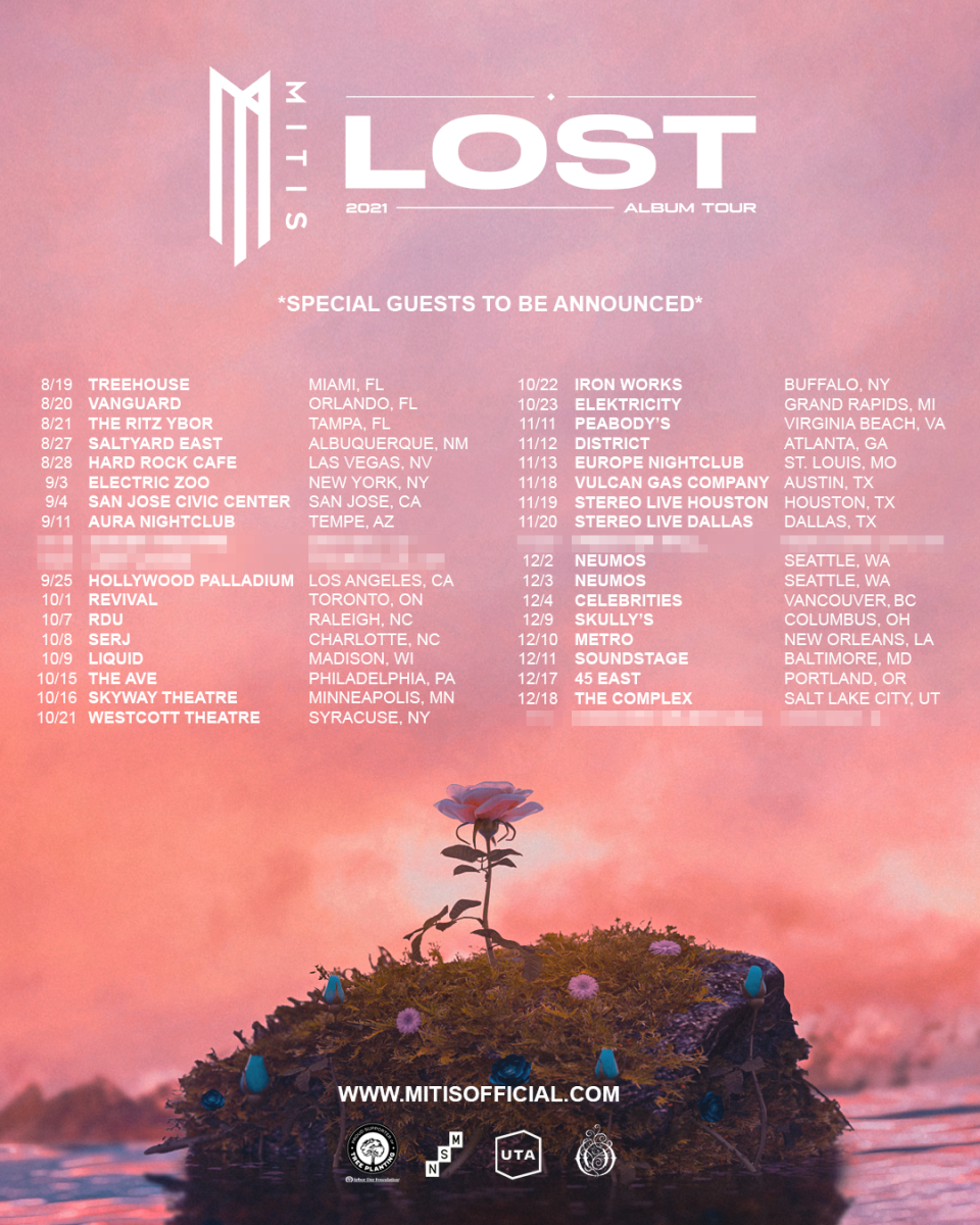 MitiS Lost Album Tour Flyer