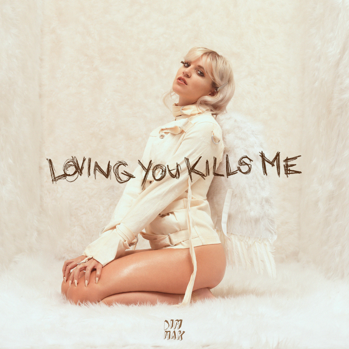 Artwork for GG Magree's "Loving You Kills Me" on Dim Mak Records.