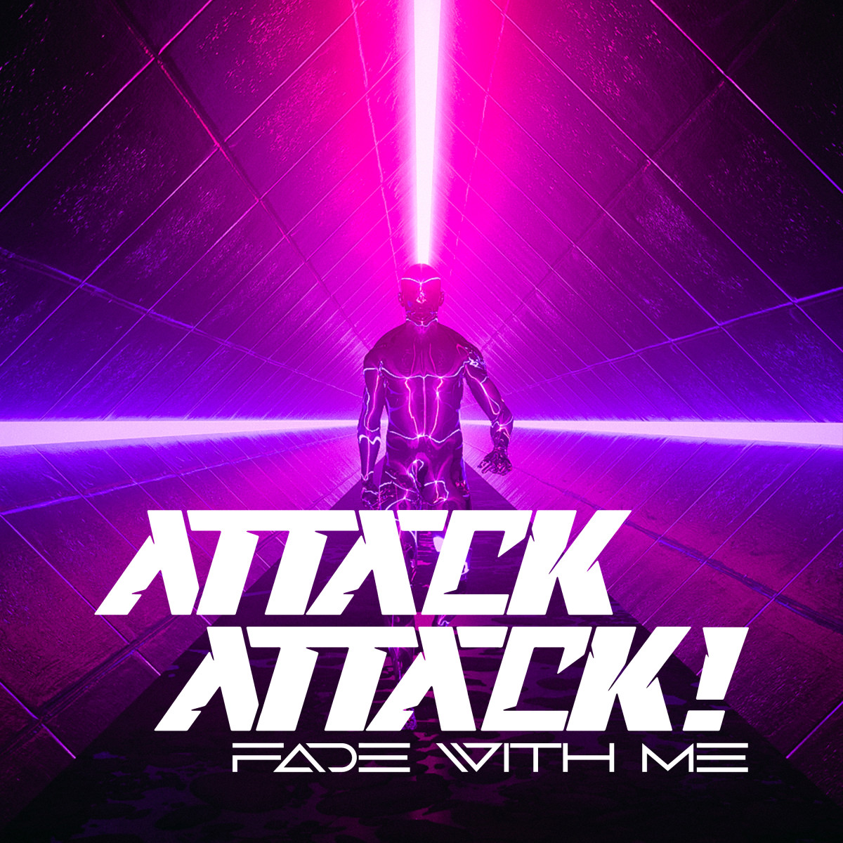 Artwork for Attack Attack!'s new song "Fade With Me."