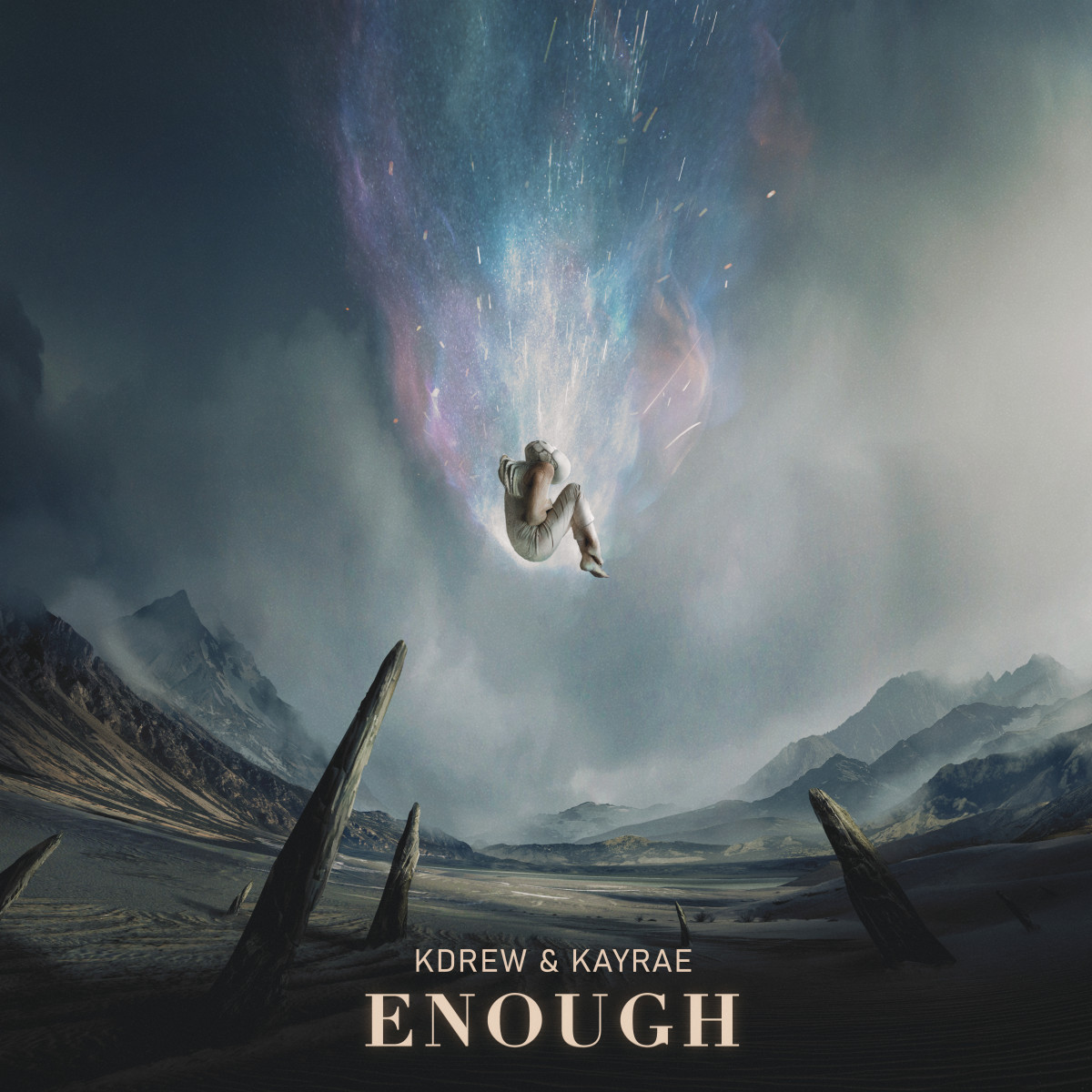 Artwork for KDrew and Kayrae's new song "Enough."