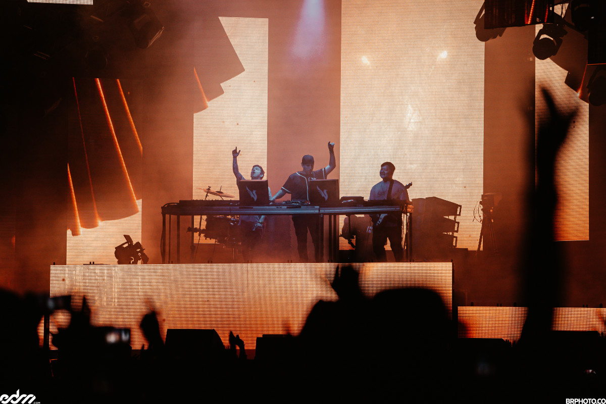Said The Sky, ILLENIUM, and Dabin perform at Global Dance Festival 2021.