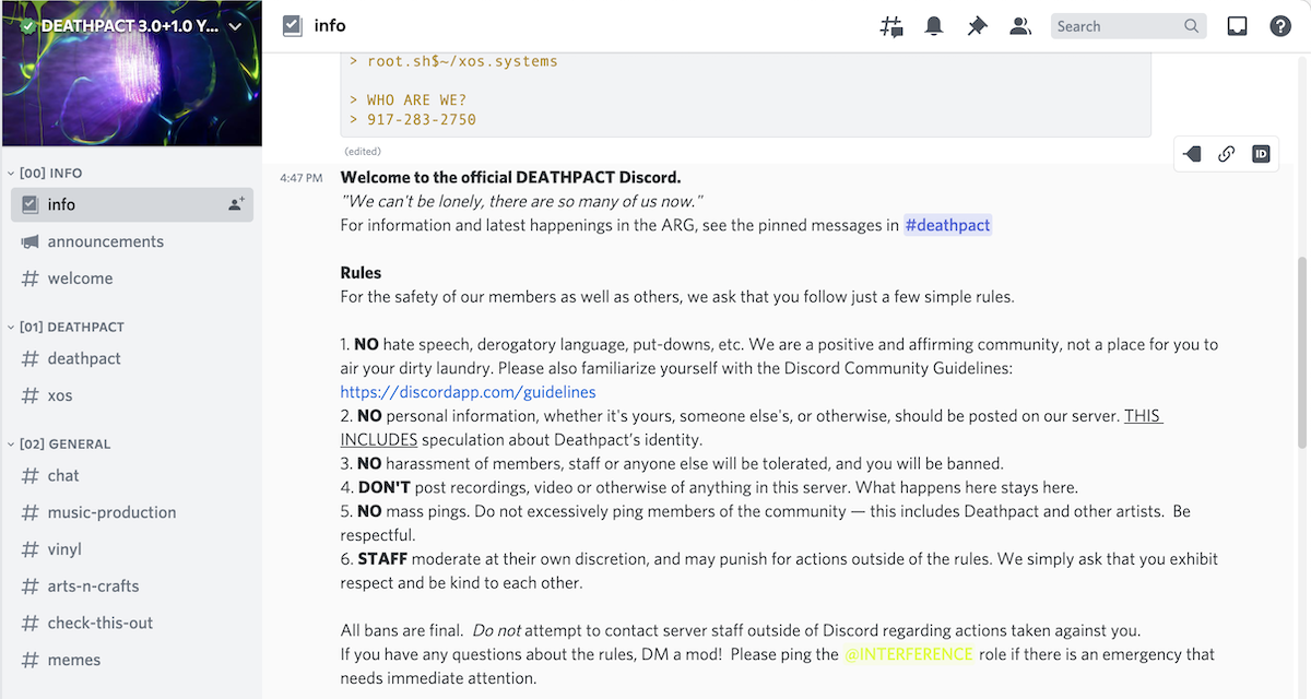 Deathpact's Deathcord Discord server