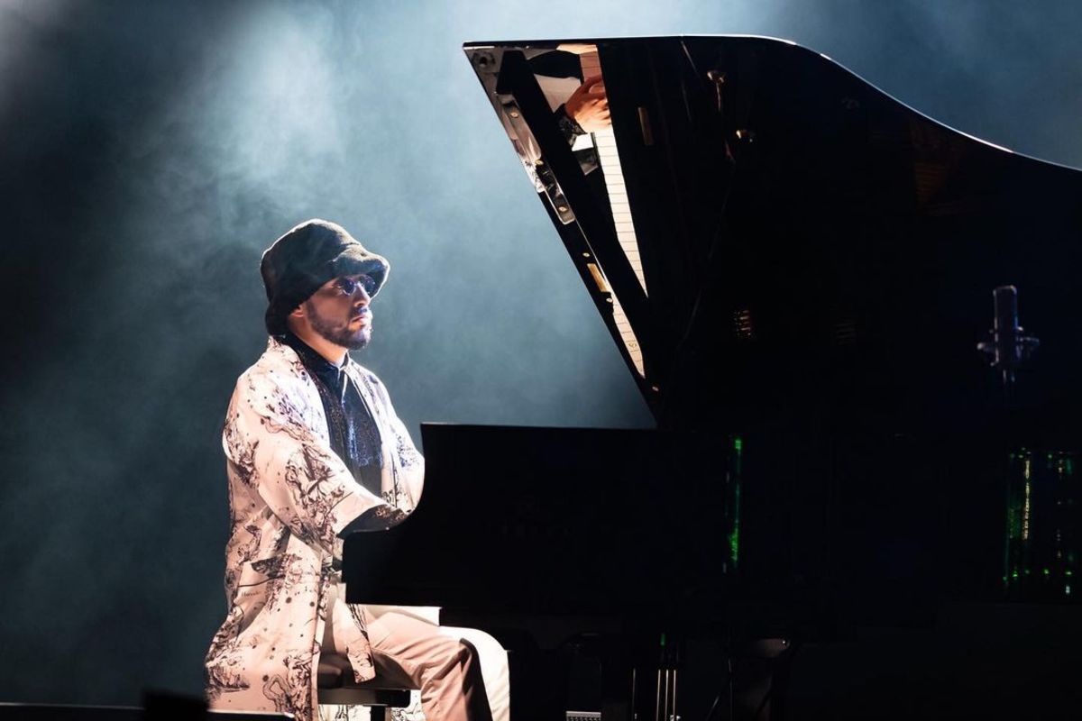 Sofiane Pamart performs at the Montreux Jazz Festival.