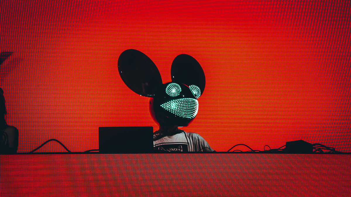 deadmau5 performs at the 2021 edition of FVDED In The Park in Vancouver.