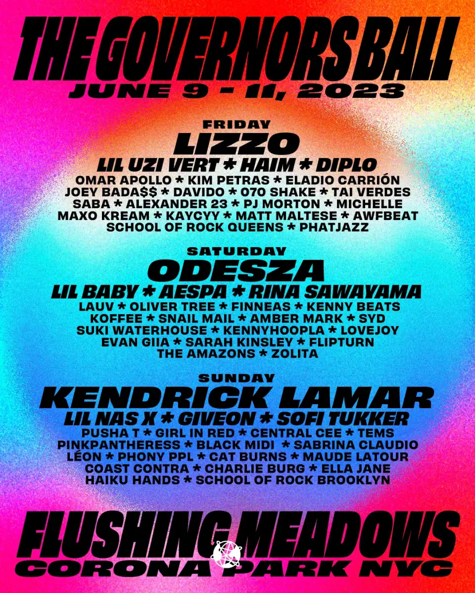 Governors Ball 2023