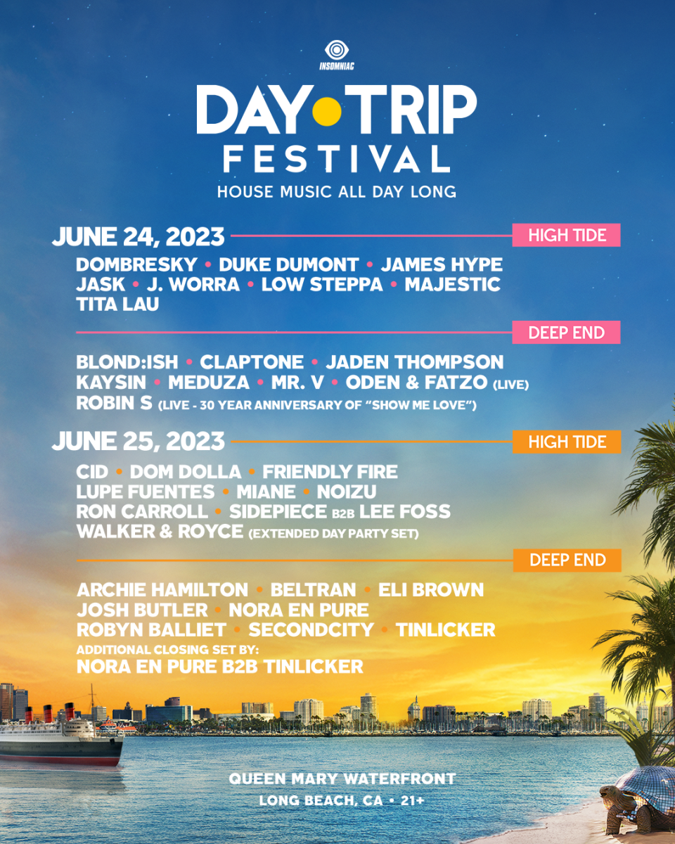 House Music All Day Long Insomniac Reveals Day Trip Festival 2023
