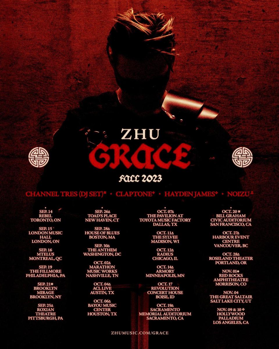 zhu concert tour